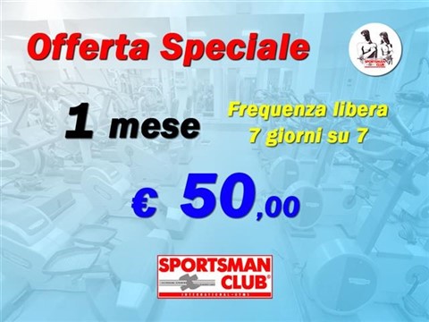 Offerta Palestra Sportsman Club Milano